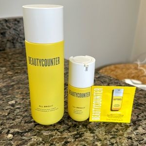 New Beautycounter All Bright Toner and Vitamin C Serum